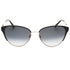 Kate Spade Dark Grey SF Lens Black Detail Gold Sunglasses One Size